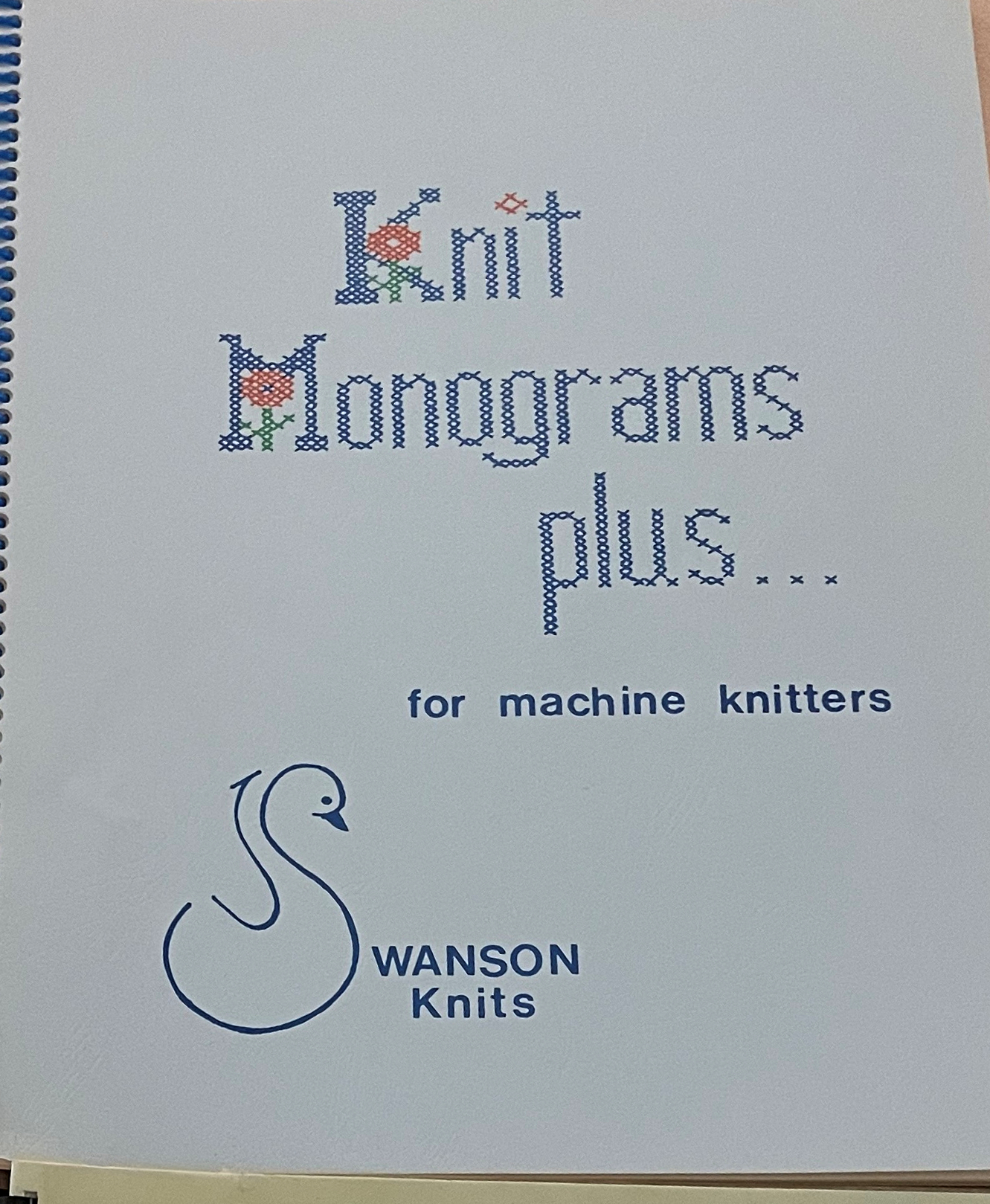 Cover of Knit Monograms pluss...for machine knitters